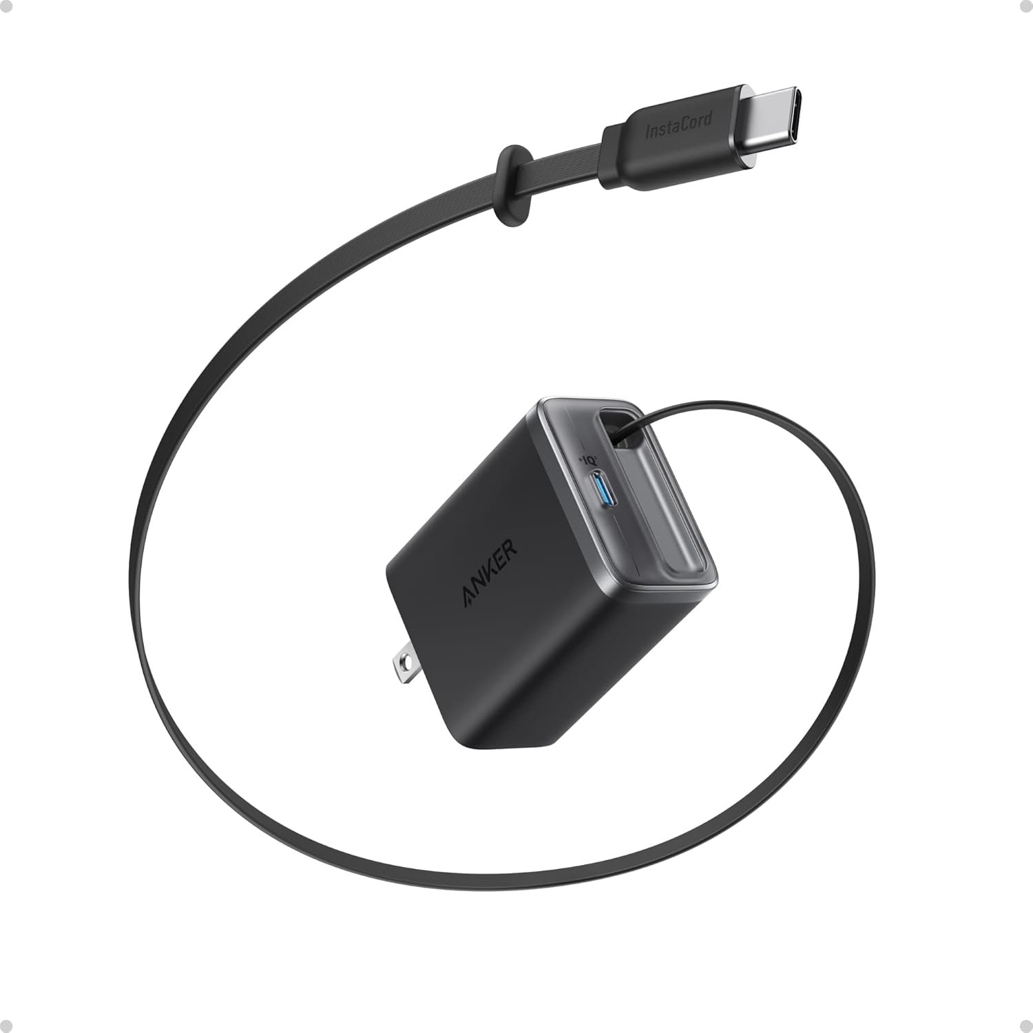 Cargador ANKER Nano 35 W con cable retractil