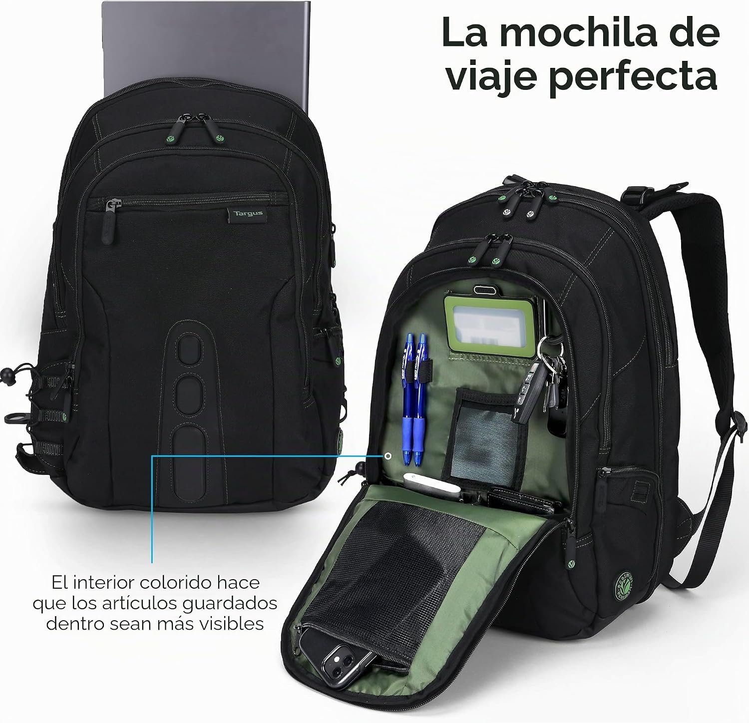 Mochila ejecutiva Targus 17" SPRUCE ECOSMART - Imagen 3