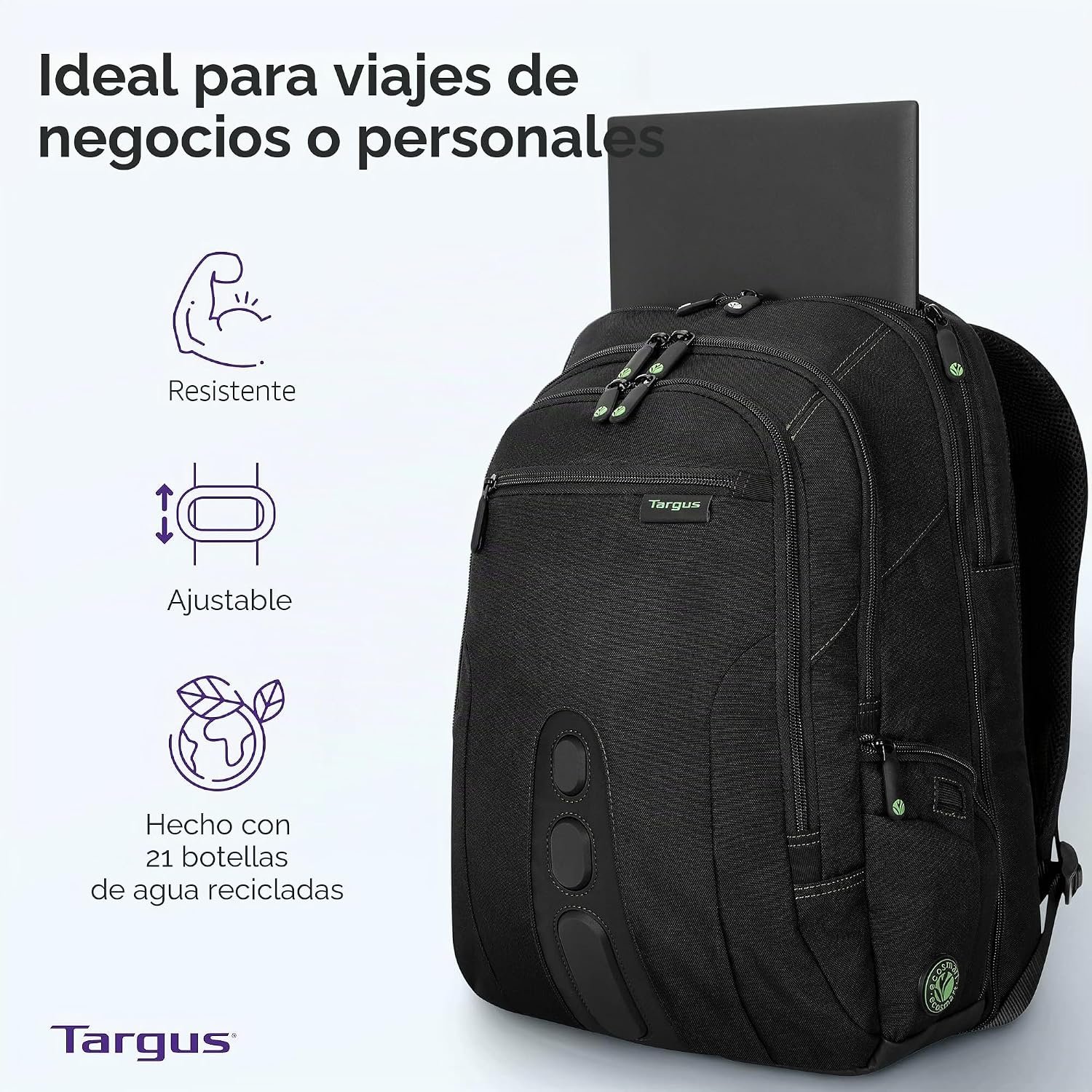 Mochila ejecutiva Targus 17" SPRUCE ECOSMART - Imagen 5