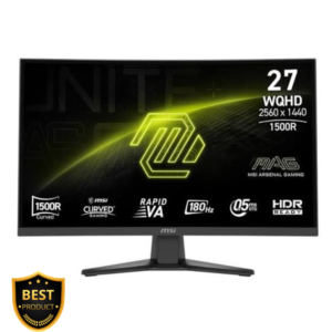 MONITOR GAMING MSI 27" 2K CURVO 180HZ