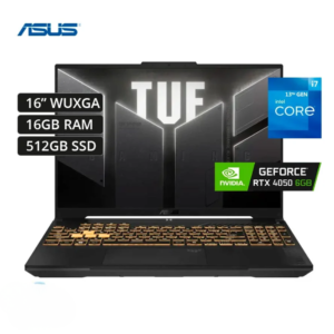 ASUS TUF INTEL COREI7 16GB 512GB SSD RTX 4050 6GB INGLES